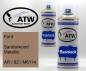 Preview: Ford, Sandalwood Metallic, AR / 8Z / M6114: 400ml Sprühdose + 400ml Klarlack - Set, von ATW Autoteile West.